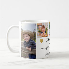 Opa Wir Liebe Sie Großkinder 5 FotoCollage Kaffeetasse