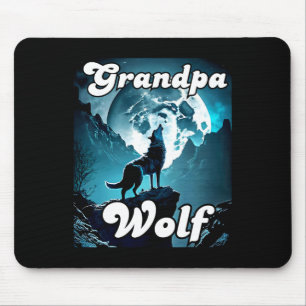 Opa Wolf Matching Tribe Wolves Camping Pack Fa Mousepad