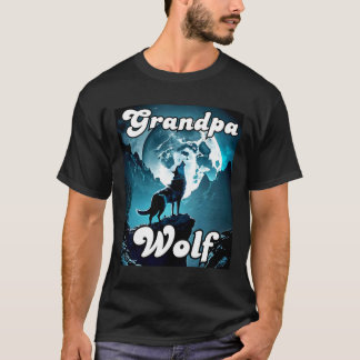 Opa Wolf Matching Tribe Wolves Camping Pack Fa T-Shirt