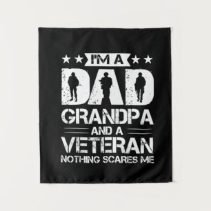 Opa-Zitate   Ich bin ein Vater und ein Veteran Wandteppich
