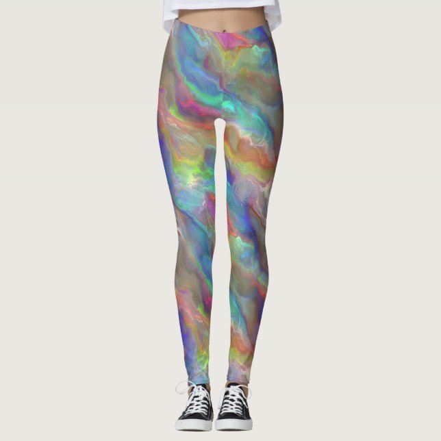 Opal Agate Layers Leggings (Vorderseite)