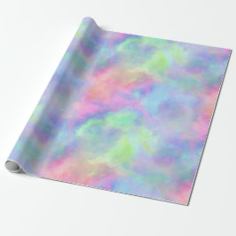 Opal-Aquarellspritze: Geschenkpapier