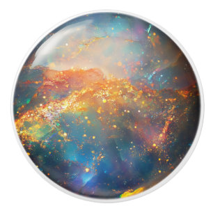 Opal Colorful Gem Muster Keramikknauf