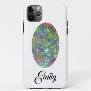Opal coque iphone Gemstone Oval Cabochon