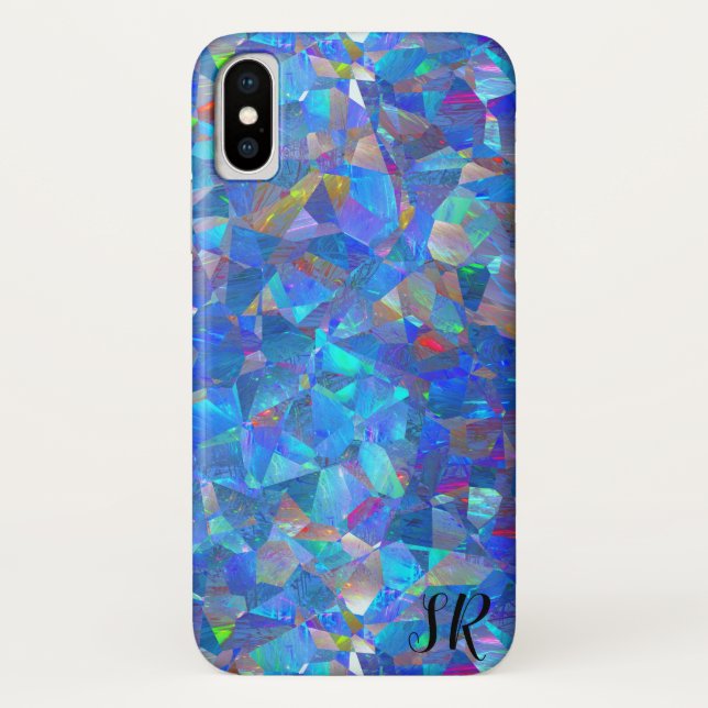 Opal Crystal Personalisiert Case-Mate iPhone Hülle (Rückseite)