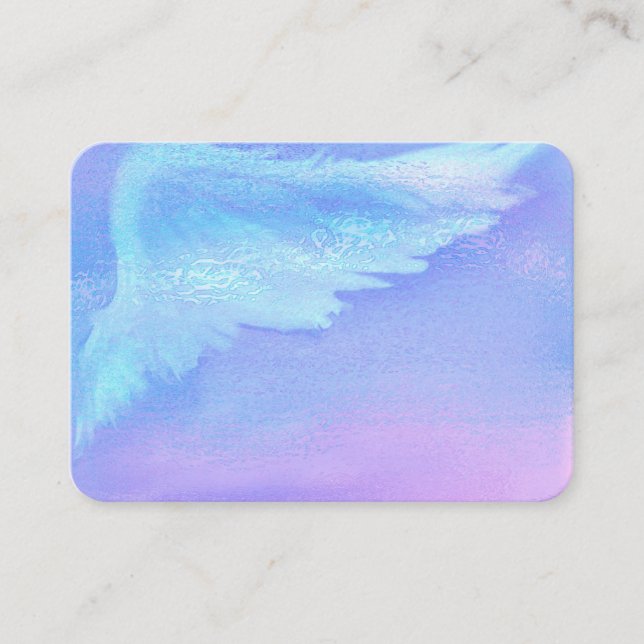 Opal Crystal Reiki Angel Cartes de visite de cheve (Devant)