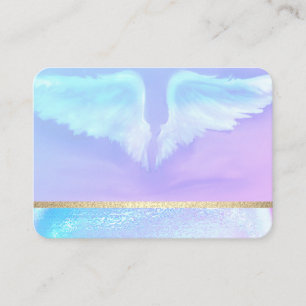Opal Crystal Reiki Angel Hair Business Cards Visitenkarte