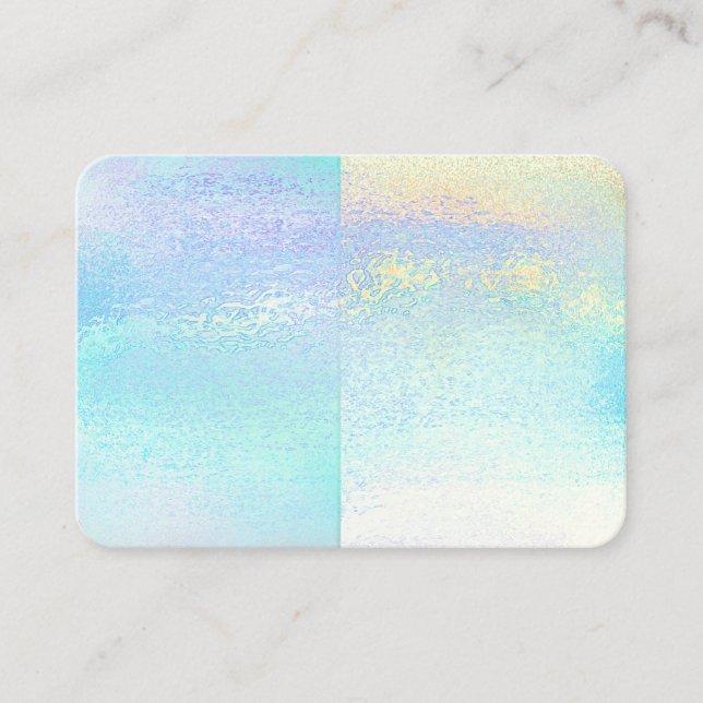 Opal Crystal Reiki Salon Business Cards Visitenkarte (Vorderseite)
