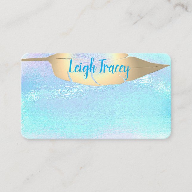 Opal Dance Actress Classic Business Cards Visitenkarte (Vorderseite)