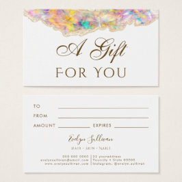 Opal Design Geschenkkarte