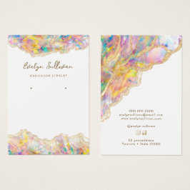 Opal Design Schmuckkarte