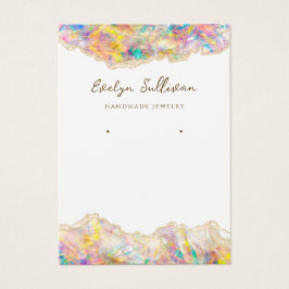 Opal Design Schmuckkarte