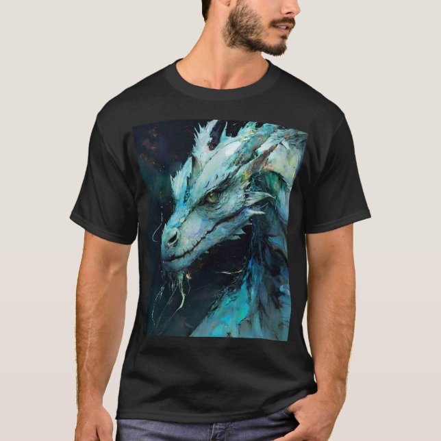 Opal Dragon Dark T - Shirt (Vorderseite)