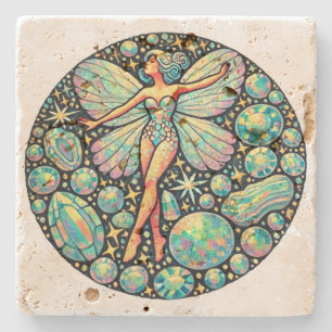 Opal Fairy Steinuntersetzer
