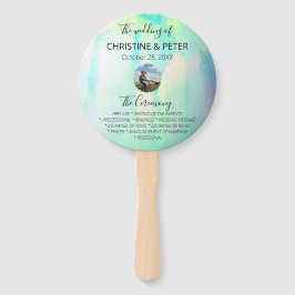 OPAL Foto Wedding Program Fächer