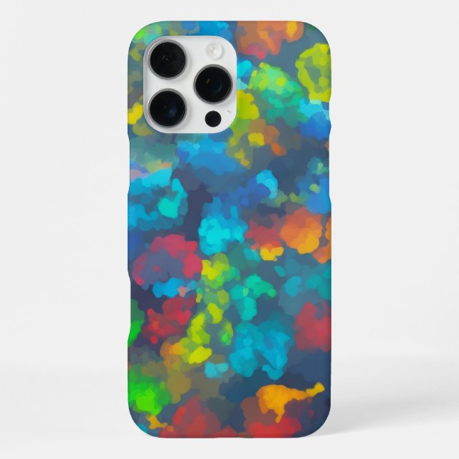 Opal General Blue Phone Case iPhone 16 Pro Max Hülle (Rückseite)