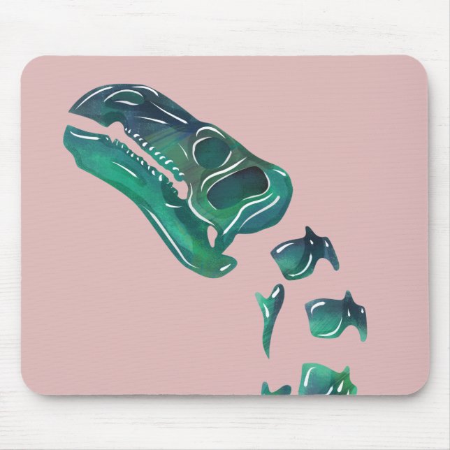 Opal Iguanodon Dinosaur Mousepad (Vorne)