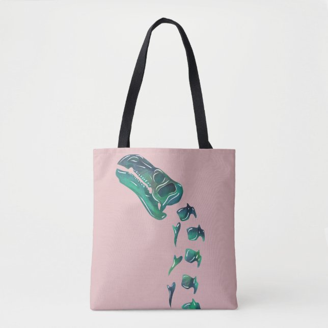 Opal Iguanodon Dinosaur Tasche (Vorderseite)