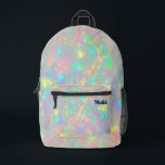 opal inspiriert Textur Bedruckter Rucksack<br><div class="desc">opal inspiriert Backpack</div>
