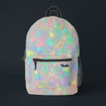 opal inspiriert Textur Bedruckter Rucksack<br><div class="desc">opal inspiriert Backpack</div>