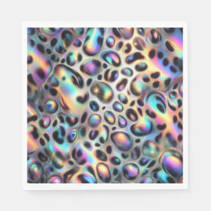 Opal-Leoparden-Druck Luxus-Servietten Serviette