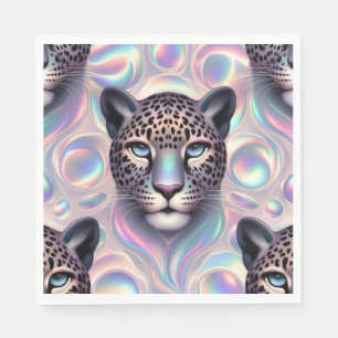 Opal Leopardenprint Luxus Servietten
