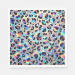 Opal-Leopardenprint-Luxus-Servietten Serviette