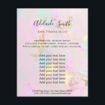 Opal-Opal-Foto-Design-Flyer Flyer<br><div class="desc">Schönheitssalon berufliche Make-up-Künstler Flyer</div>