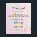 Opal-Opal-Foto-Design-Flyer Flyer<br><div class="desc">Schönheitssalon berufliche Make-up-Künstler Flyer</div>