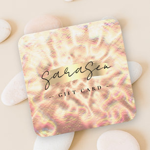 Opal Pierre Arrière - plan Certificat cadeau Rose 