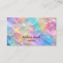 opal stone business card visitenkarte