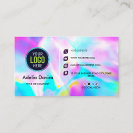 Opal Stone Luxury Business Card Design Visitenkarte
