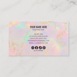 opal stone visitenkarte