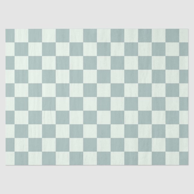 Opal- und Honeydew-Checkerboard Seidenpapier (Vorderseite)