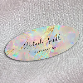 Opal und Imitate Goldfolie Venen Namensschild