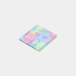 Opal-Wasserfarbspritzer : Post-it Klebezettel