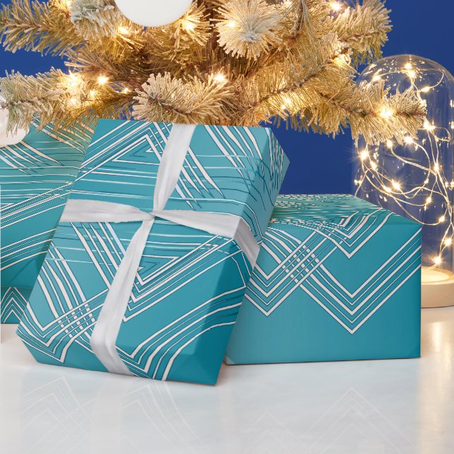 Opal-Weiß Geschenkpapier (Feiertage)