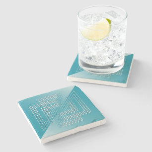 Opal-Weiß Steinuntersetzer