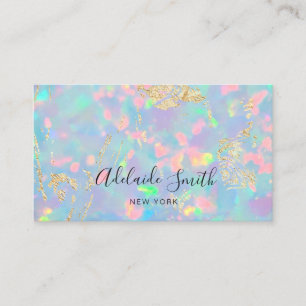 opales Edelstein-Foto Visitenkarte