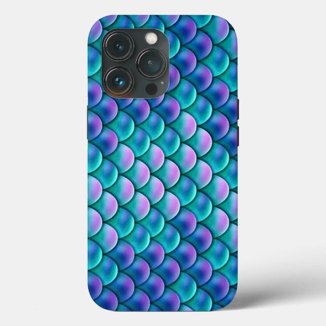 Opaleszente Meerjungenskala Case-Mate iPhone Hülle (Rückseite)