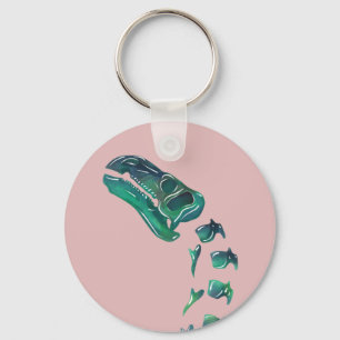 OpalIguanodon Dinosaurier Schlüsselanhänger