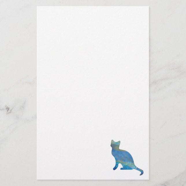 Opalkatze stationär briefpapier (Vorderseite)