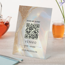 Opalstein Gold Venmo Zahlungs QR-Code 