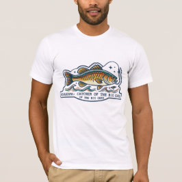 OPAPA FÄNGER DER GROSSEN FISCHE  RETRO | VATERTAG  T-Shirt