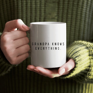 OPAPA weiß alles Kaffeetasse