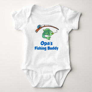 Opas Fischbuddy Baby Strampler