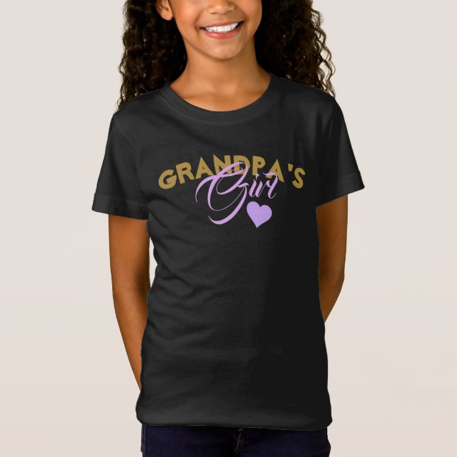 Opa's Girl - Girls' Fine Jersey T - Shirt (Vorderseite)