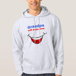 Opa's großes, lustiges Lächeln - Großvater Hoodie