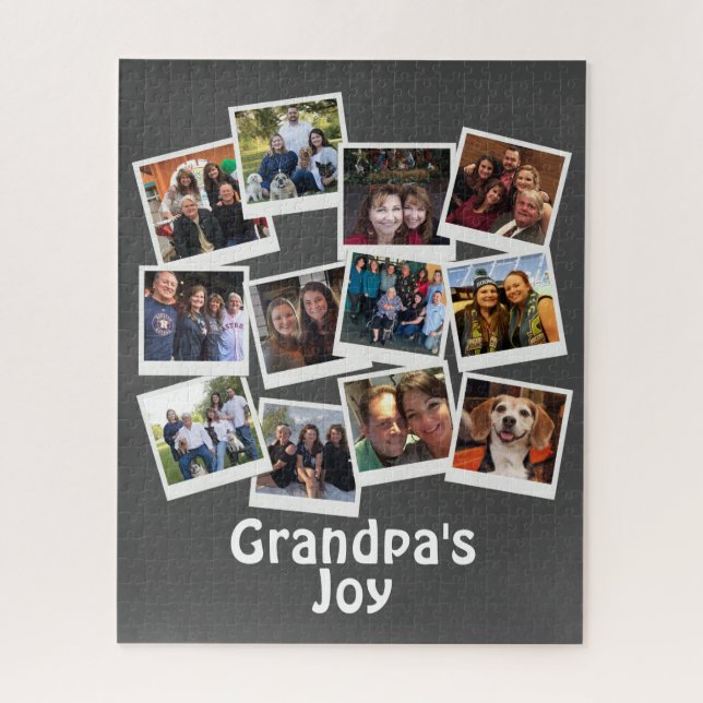 Opa's Joy Foto Frame Collage Modern Trendy (Vertikal)