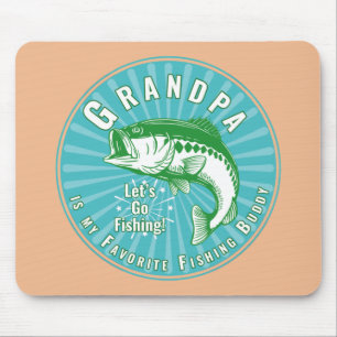 Opa's Lieblings-Angelfreund Mousepad